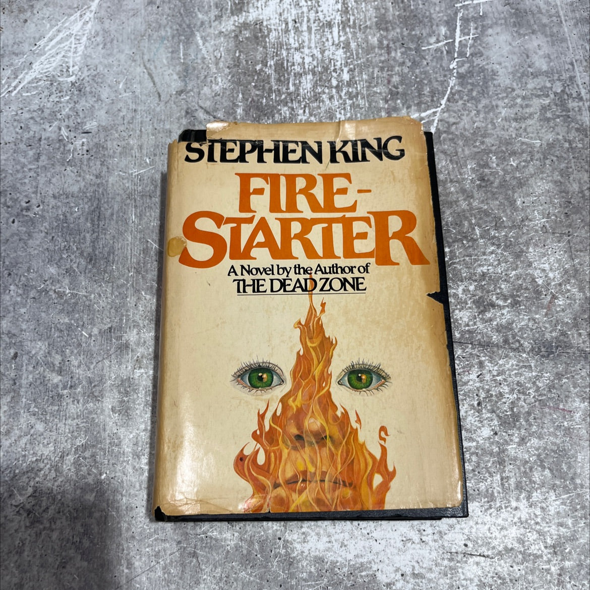 firestarter book, by stephen king, 1980 Hardcover image 1