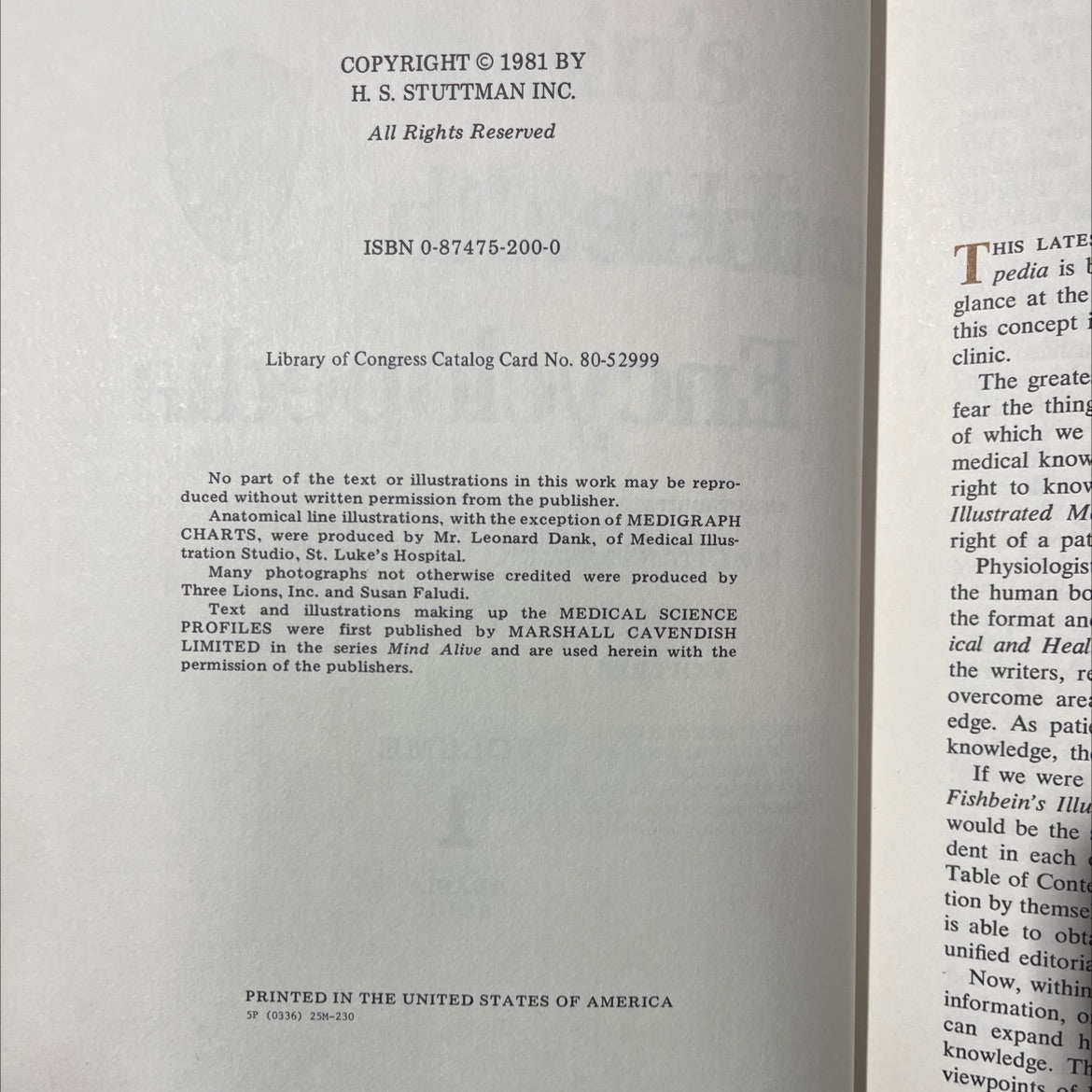 fishbein's illustrated medical and health encyclopedia international unified edition book, by unknown, 1981 Hardcover image 3