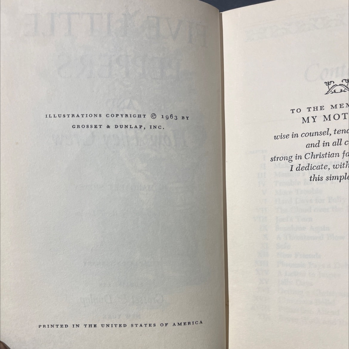 five little peppers and how they grew book, by margaret sidney, 1963 Hardcover image 3