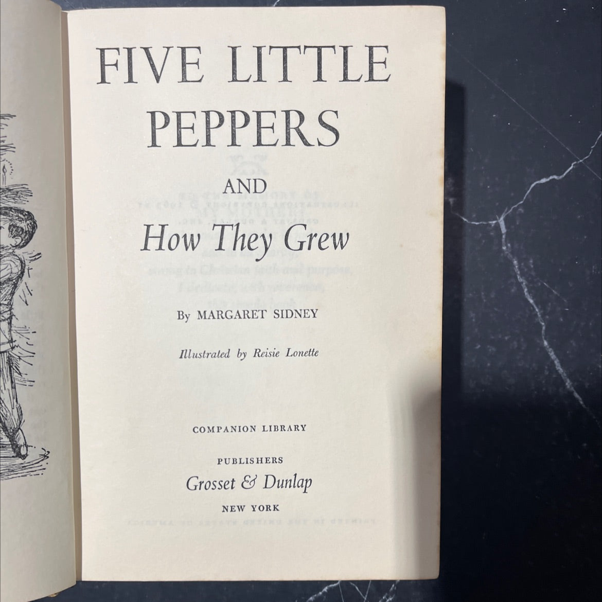 five little peppers and how they grew book, by margaret sidney, 1963 Hardcover image 2