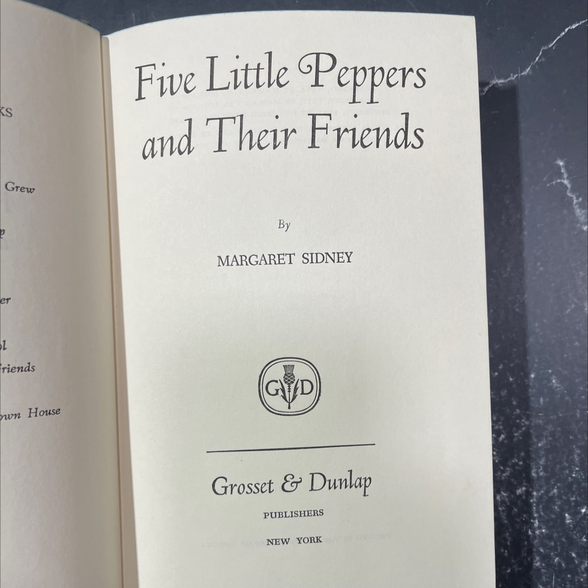 five little peppers and their friends book, by margaret sidney, 1937 Hardcover image 2