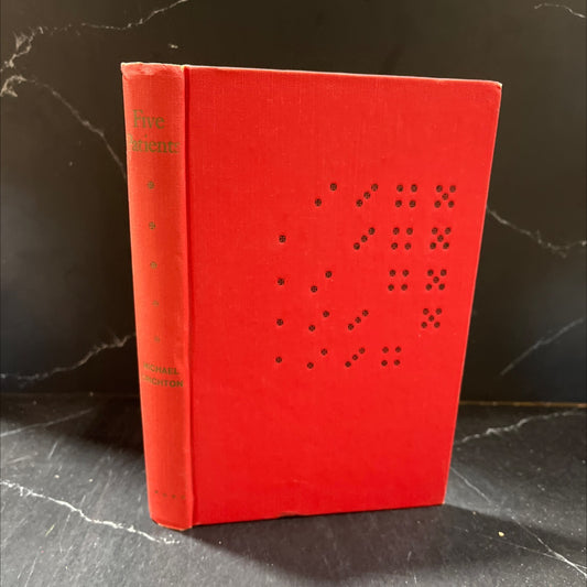 five patients the hospital explained book, by michael crichton, 1970 Hardcover image 1