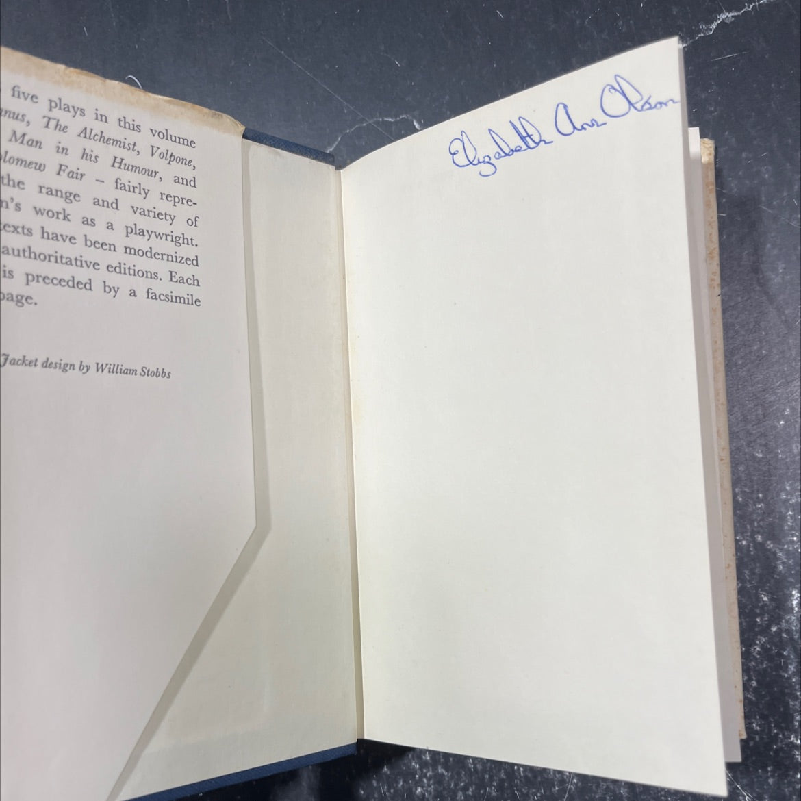 five plays book, by ben jonson, 1970 Hardcover image 4