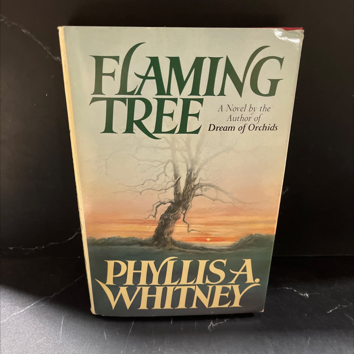 flaming tree book, by phyllis a. whitney, 1985 Hardcover image 1