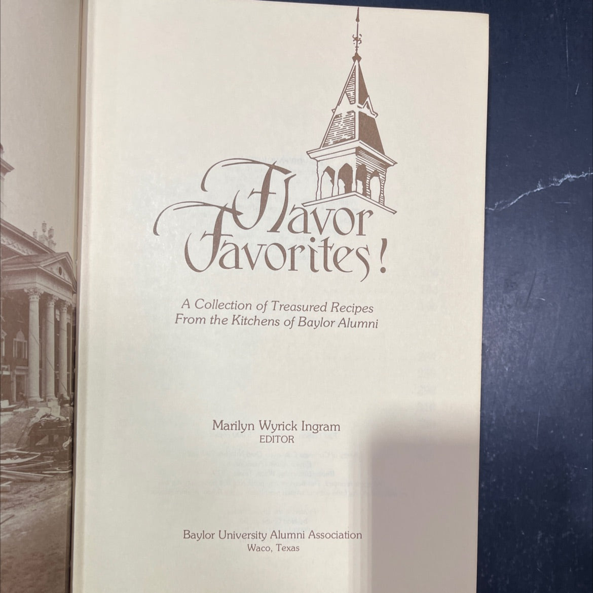 flavor favorites! a collection of treasured recipes from the kitchens of baylor alumni book, by marilyn wyrick ingram, image 2