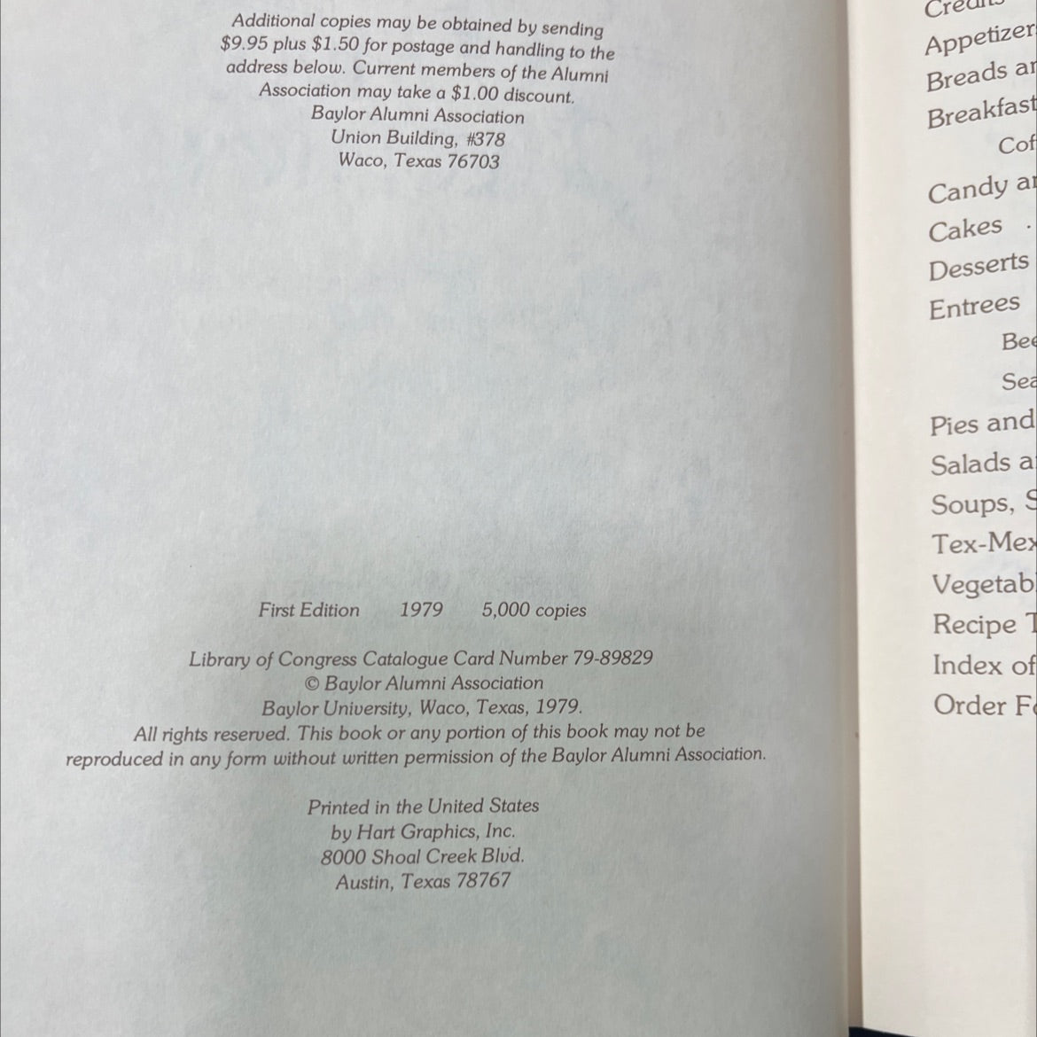 flavor favorites! a collection of treasured recipes from the kitchens of baylor alumni book, by marilyn wyrick ingram, image 3