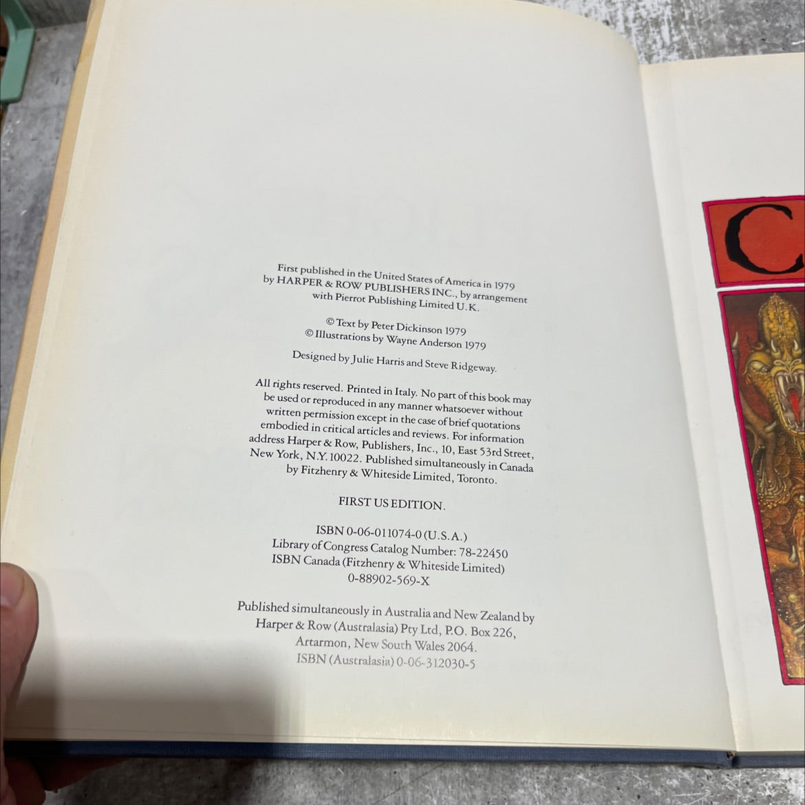 flight of dragons book, by Peter Dickinson, 1979 Hardcover image 3