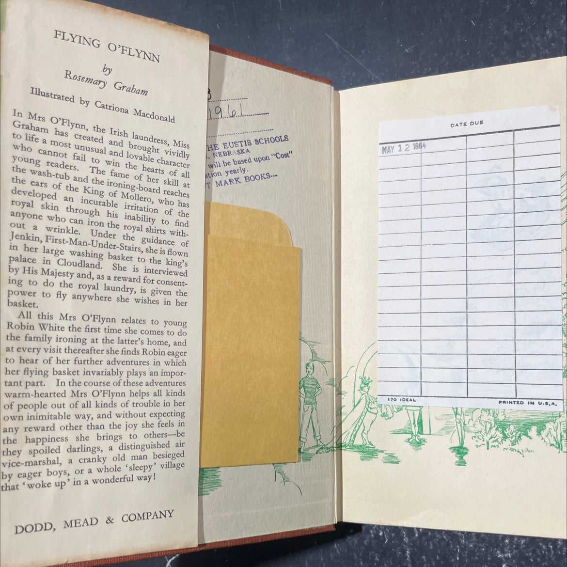 flying o'flynn book, by rosemary graham, 1958 Hardcover image 4