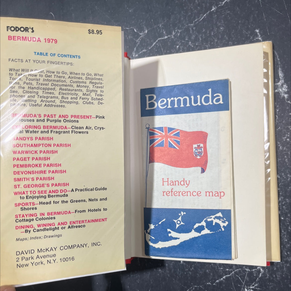 fodor's bermuda book, by antoinette deland, robert c. fisher, leslie brown, 1979 Hardcover image 4