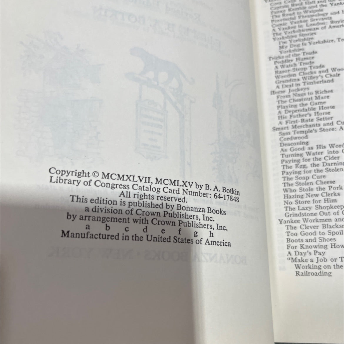 folklore a treasury of new england folklore stories, ballads, and traditions of yankee folk book, by b. a. botkin, 1965 image 3