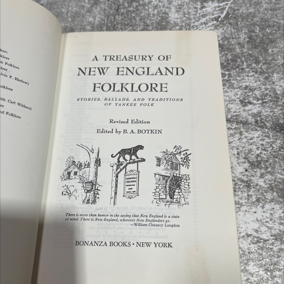 folklore a treasury of new england folklore stories, ballads, and traditions of yankee folk book, by b. a. botkin, 1965 image 2