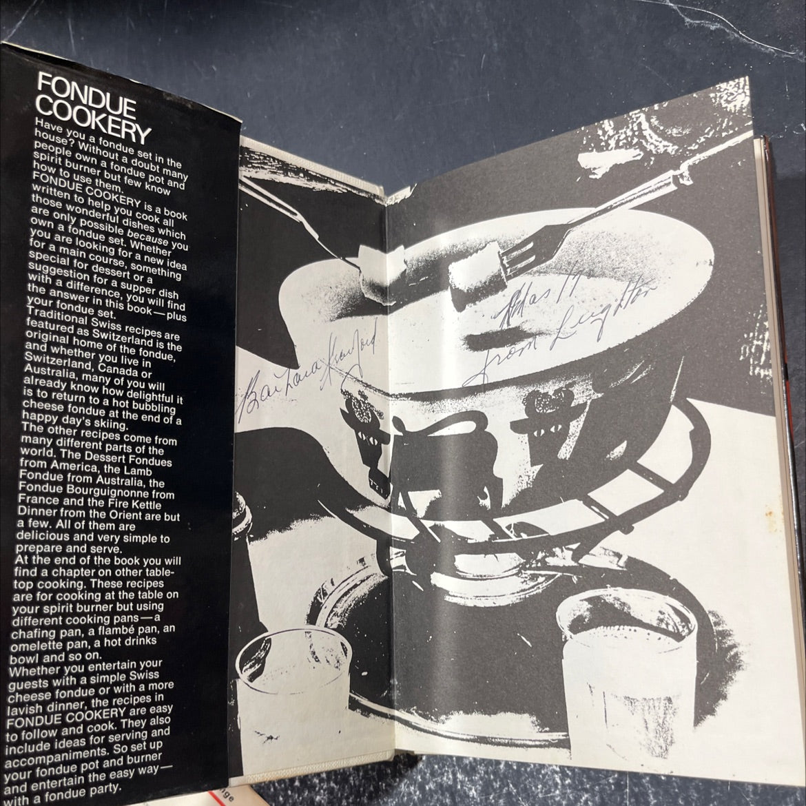 fondue cookery book, by alison burt, 1970 Hardcover image 4