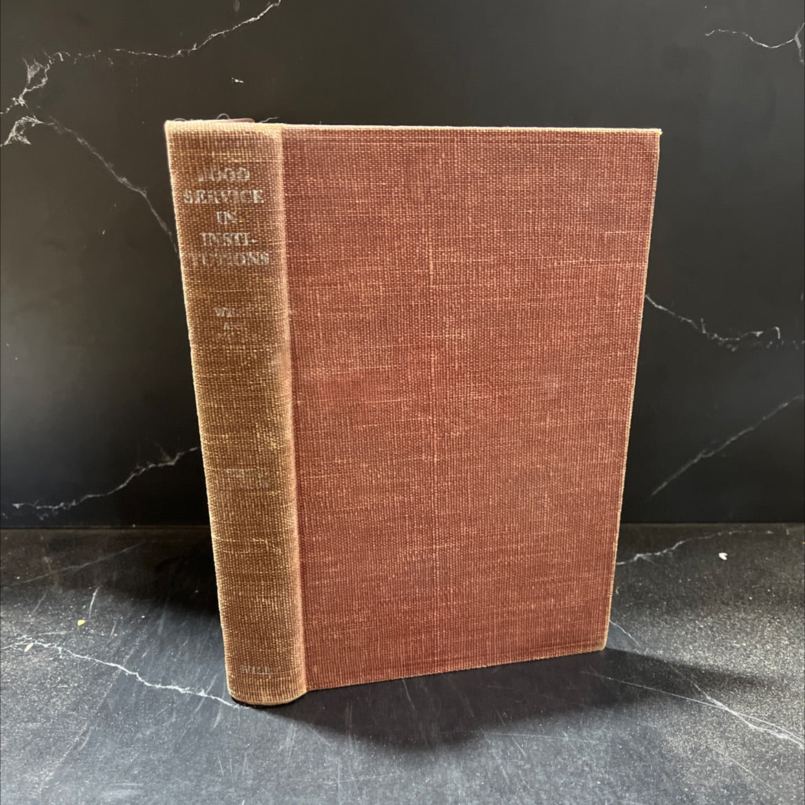 food service in institutions book, by bessie brooks west, levele wood, 1945 Hardcover image 1