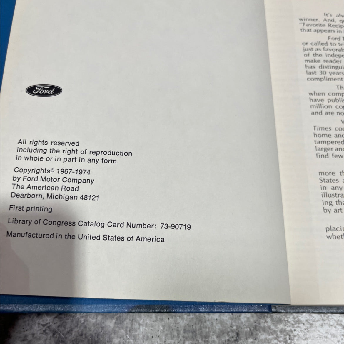 ford times cookbook favorite recipes from famous restaurants in the united states and canada volume 6 book, by Nancy image 3