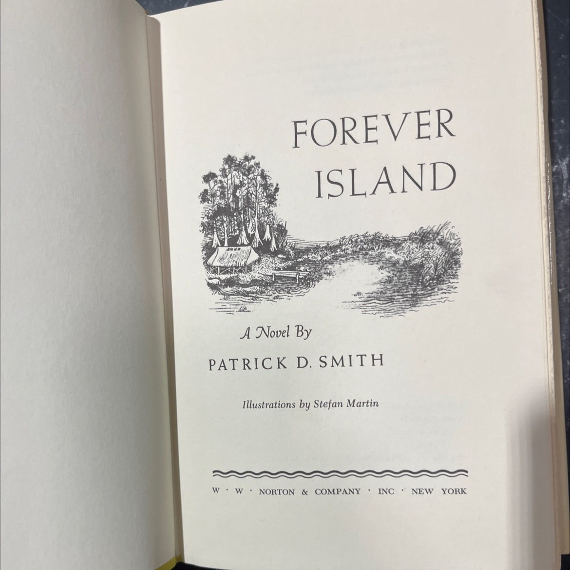 SIGNED forever island book, by patrick d. smith, 1973 Hardcover image 2
