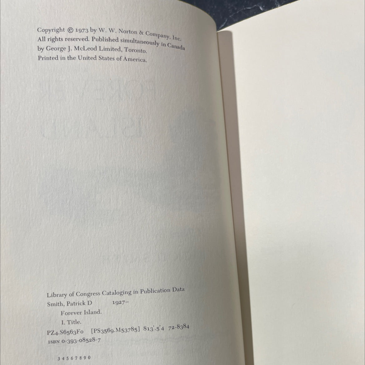 forever island book, by patrick d. smith, 1973 Hardcover image 3
