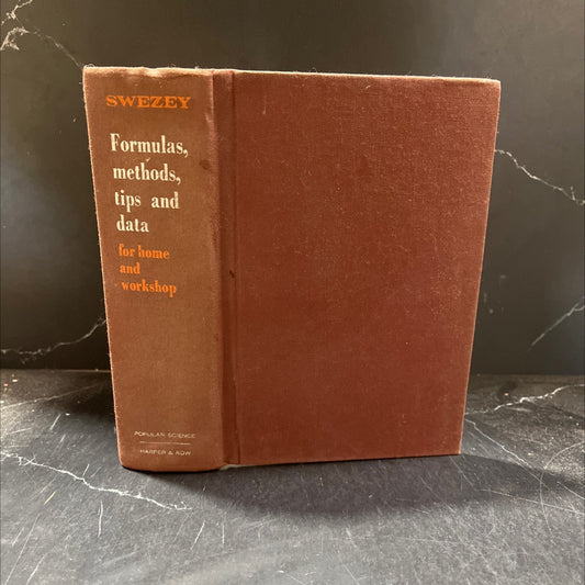 formulas, tips and data for home and workshop book, by kenneth m. swezey, 1970 Hardcover image 1