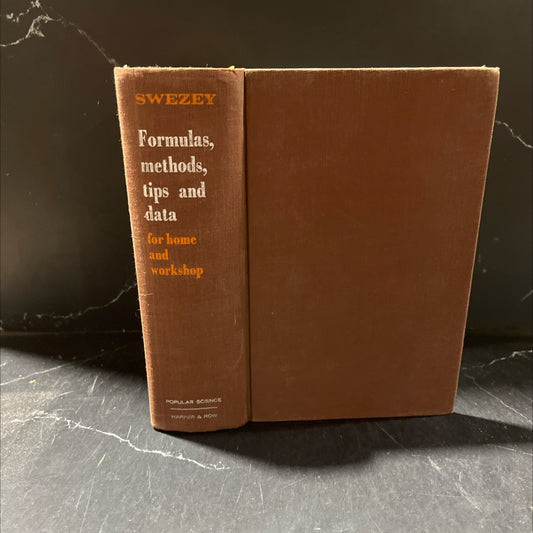 formulas book, by kenneth m. swezey, 1969 Hardcover image 1