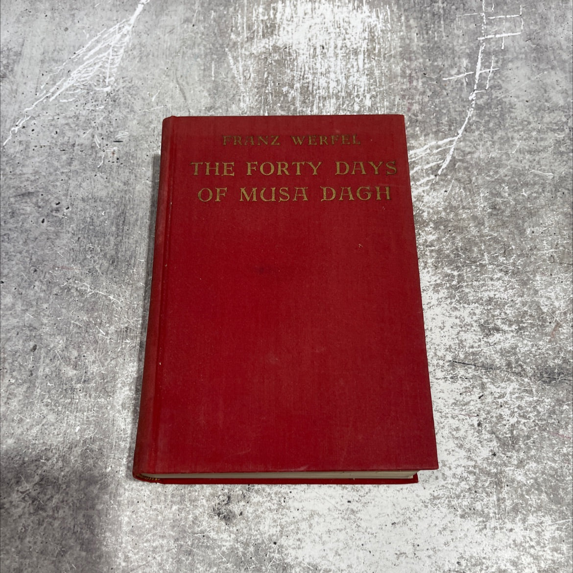 forty days of musa dagh book, by franz werfel, 1934 Hardcover image 1