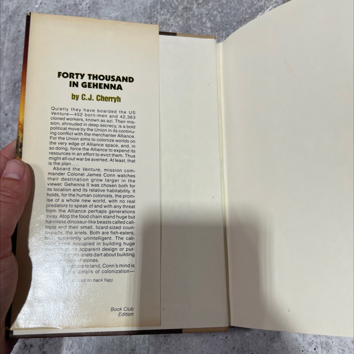 forty thousand in gehenna book, by C.J. Cherryh, 1983 Hardcover image 4