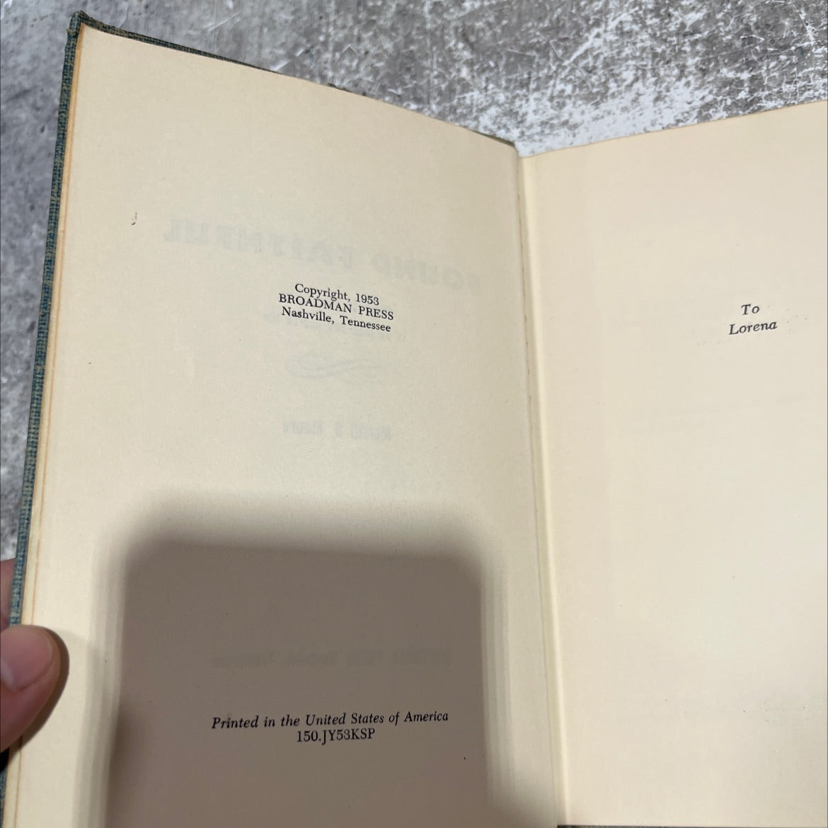 found faithful christian stewardship in personal and church life book, by Merrill D. Moore, 1953 Hardcover image 3