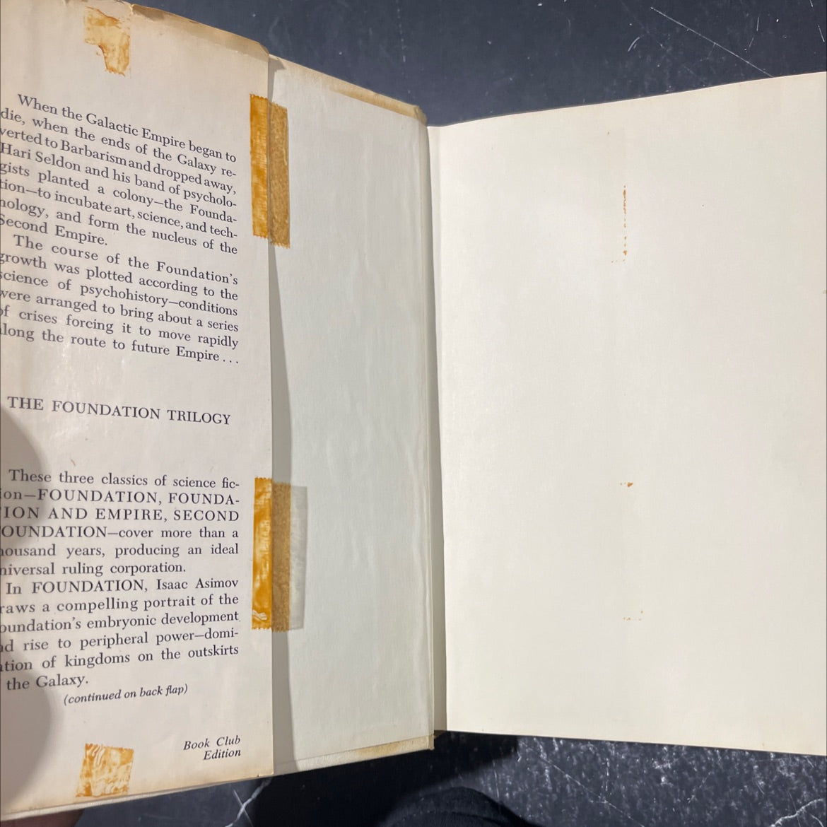 foundation book, by Isaac Asimov, 1951 Hardcover image 4