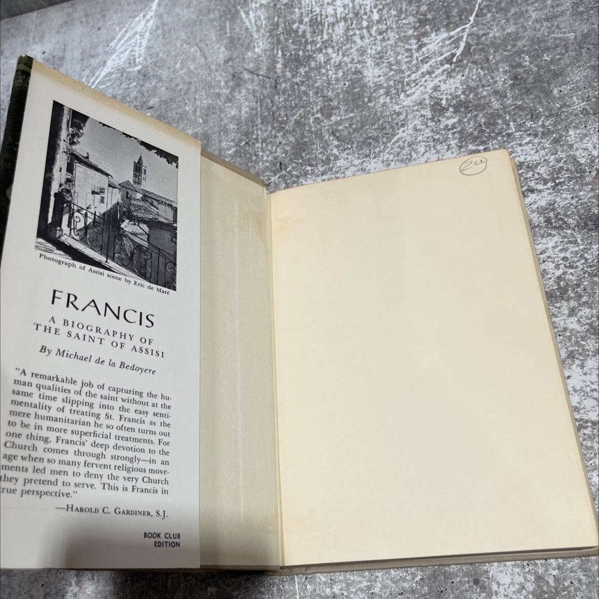 francis a biography of the saint of assisi book, by michael de la bedoyere, 2012 Hardcover image 4