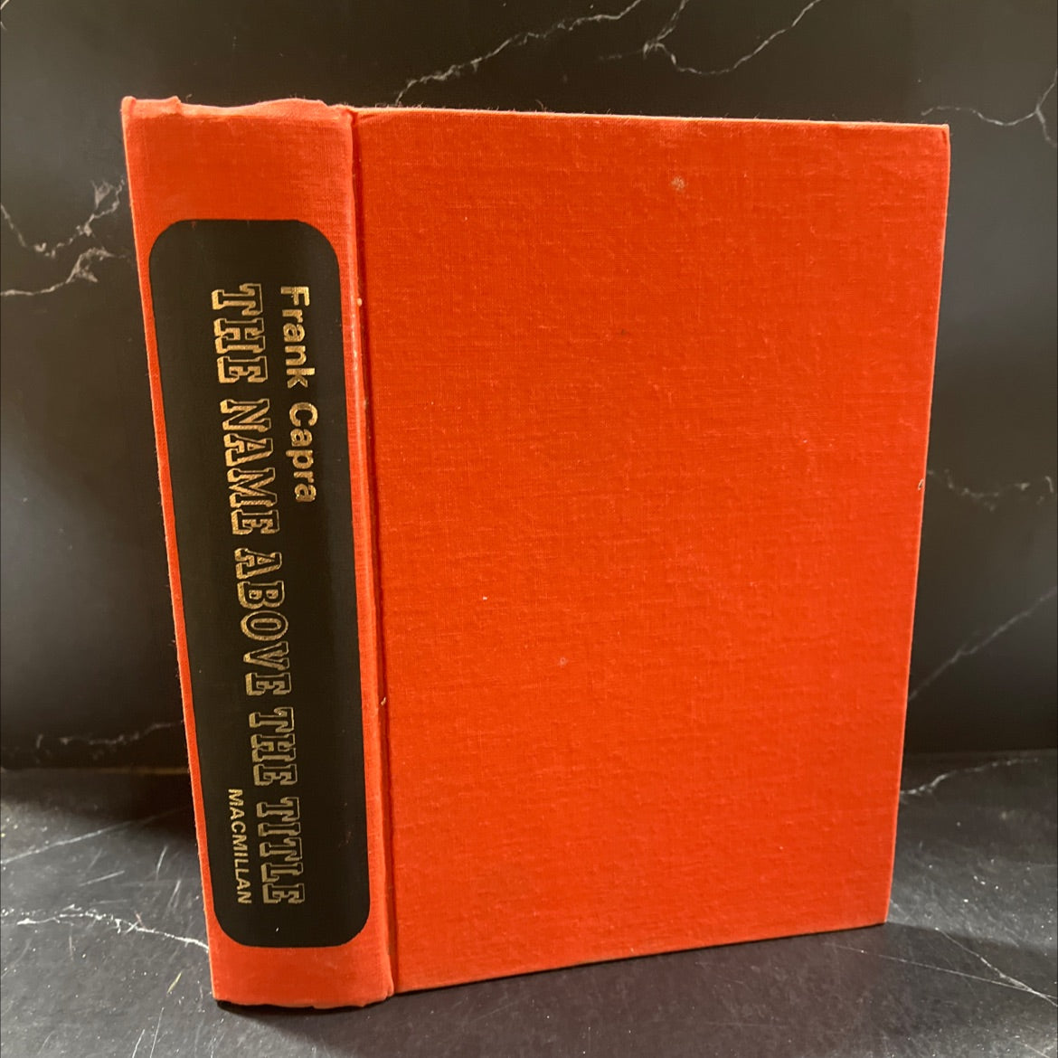 frank capra the name above the title an autobiography book, by Frank Capra, 1971 Hardcover image 1