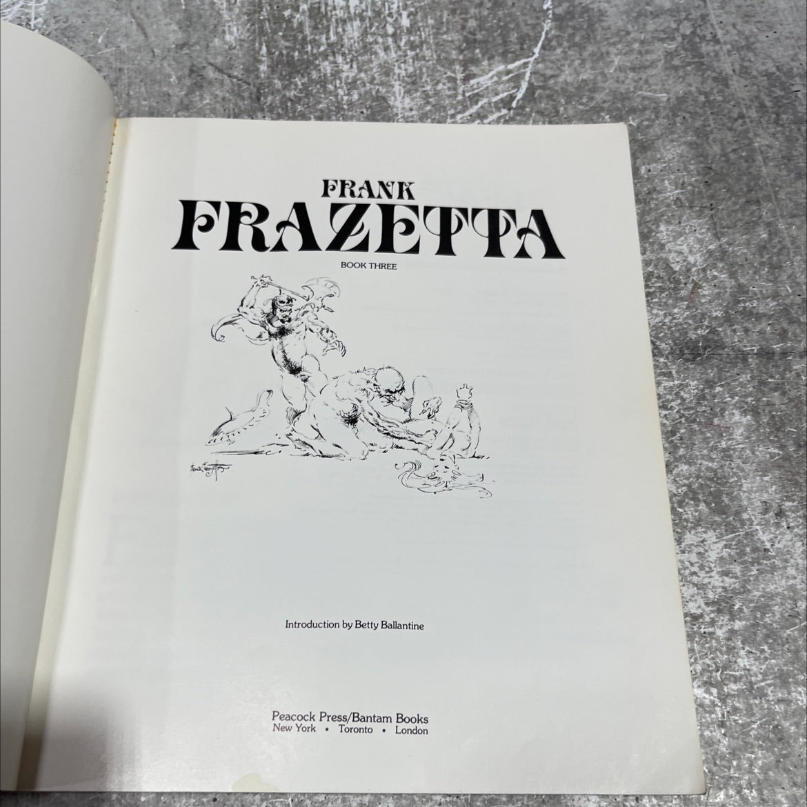 frank frazetta book three book, by Frank Frazetta, 1978 Paperback image 2