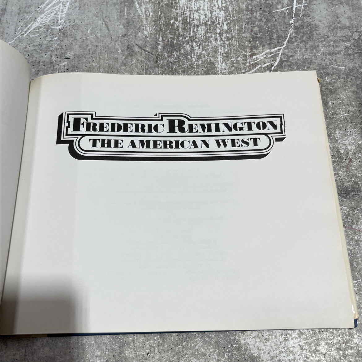 frederic remington, the american west book, by Frederic Remington, 1981 Hardcover image 2