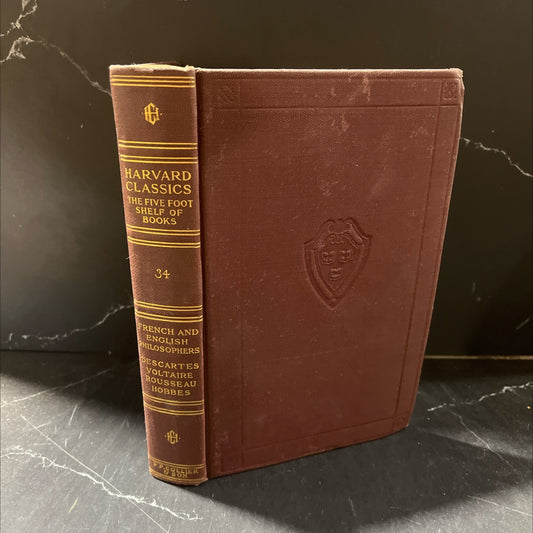 french and english philosophers book, by charles w eliot, 1910 Hardcover image 1