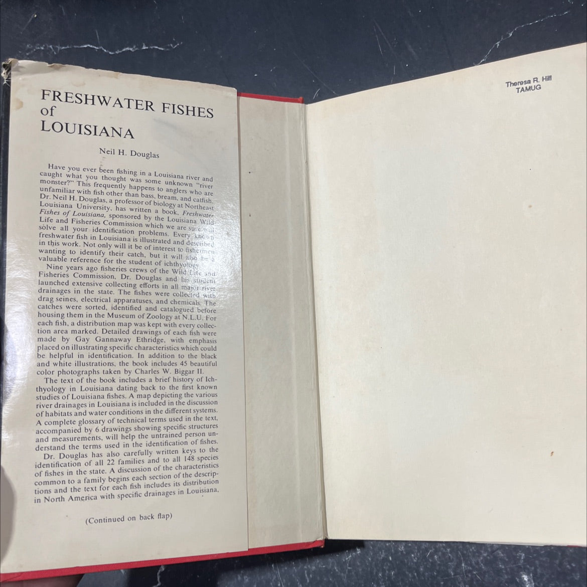 freshwater fishes of louisiana book, by neil h. douglas, 1974 Hardcover image 4