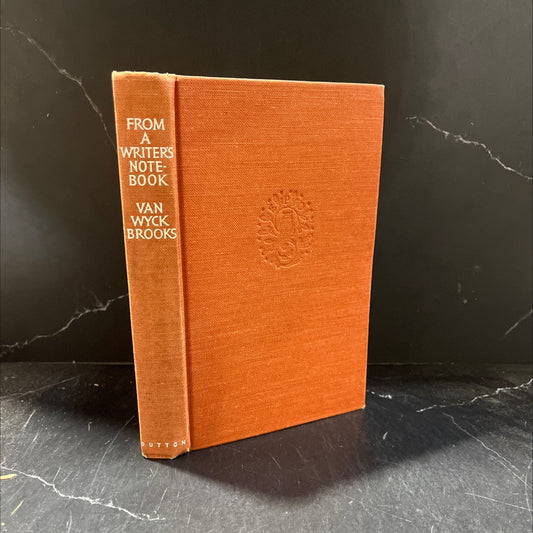 from a writer's notebook book, by van wyck brooks, 1958 Hardcover image 1