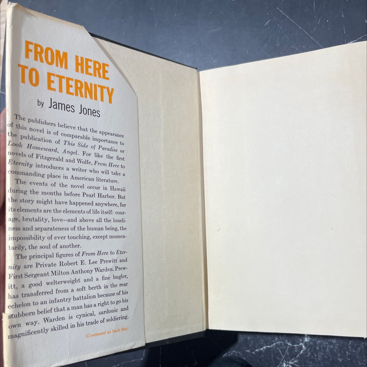 from here to eternity book, by james jones, 1951 Hardcover image 4
