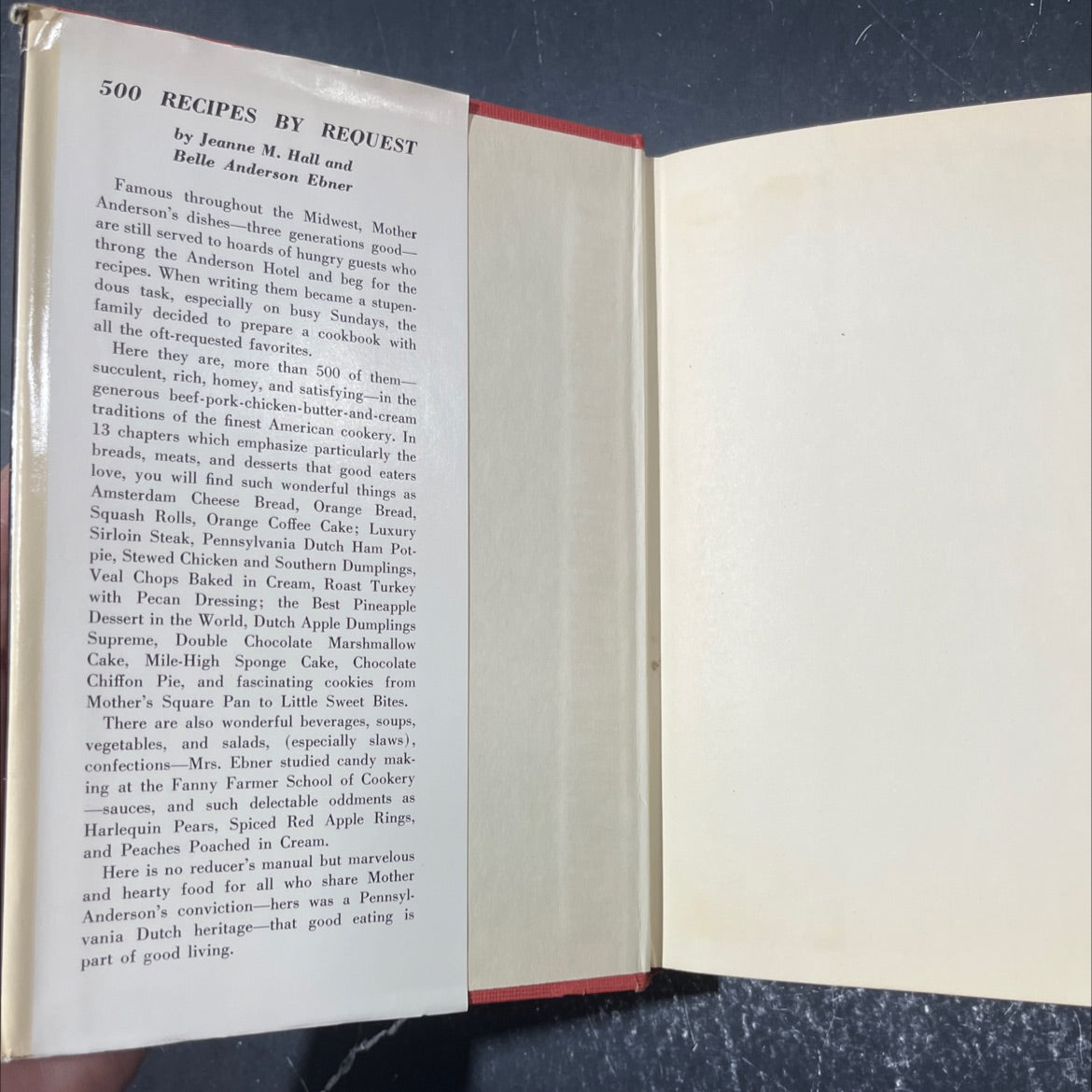 from mother anderson's famous dutch kitchens book, by jeanne m. hall and belle anderson ebner, 1948 Hardcover image 4