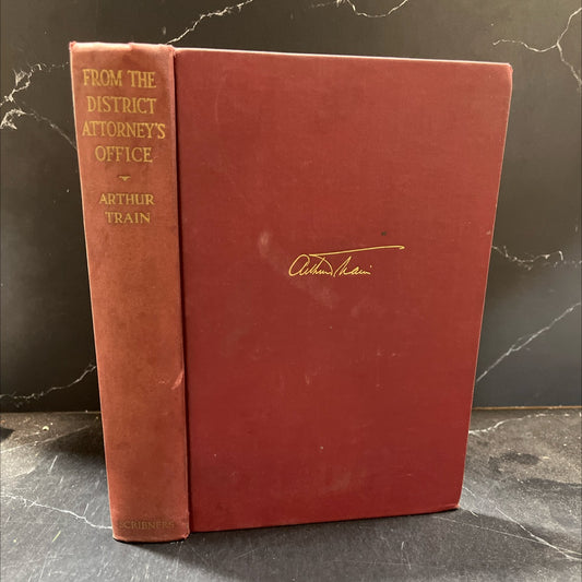 from the district attorney's office a popular account of criminal justice book, by arthur train, 1939 Hardcover image 1