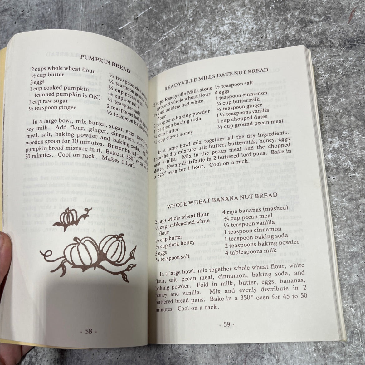 from the miller's table the readyville mills cookbook book, by Marie I. Carignan, 1976 Paperback image 4