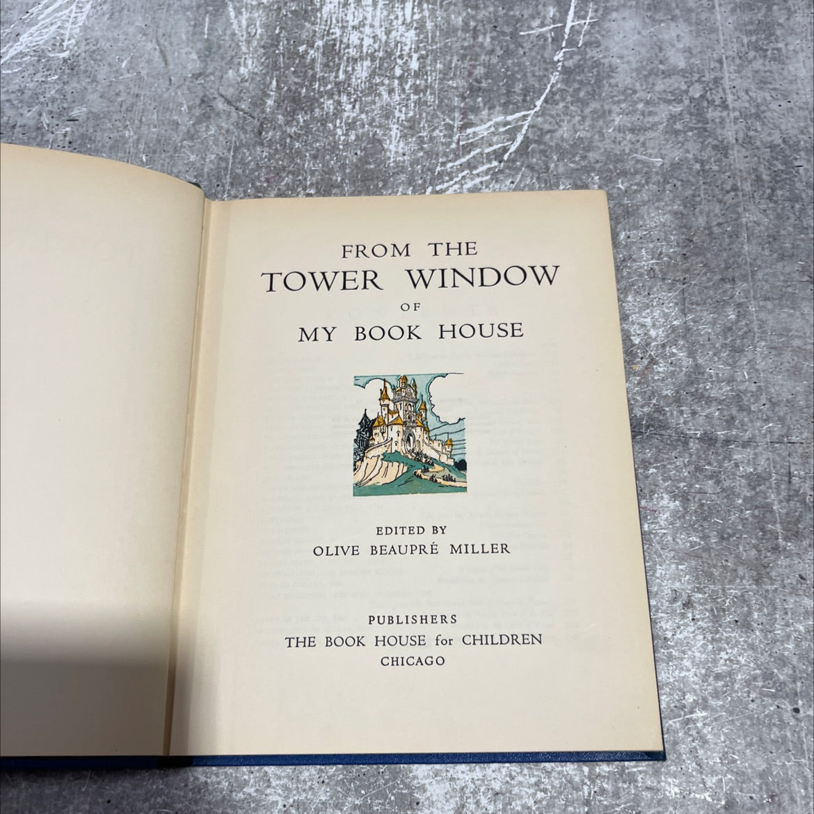 from the tower window of my book house book, by olive beaupré miller, 1937 Hardcover image 2