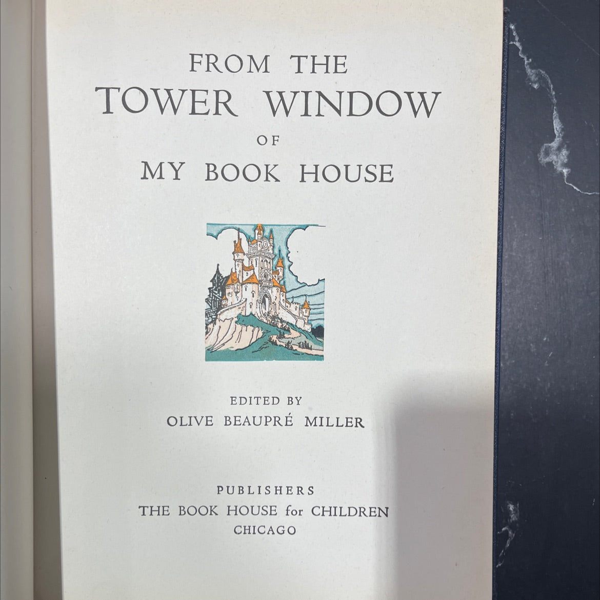 from the tower window of my book house book, by olive beaupré miller, 1948 Hardcover image 2