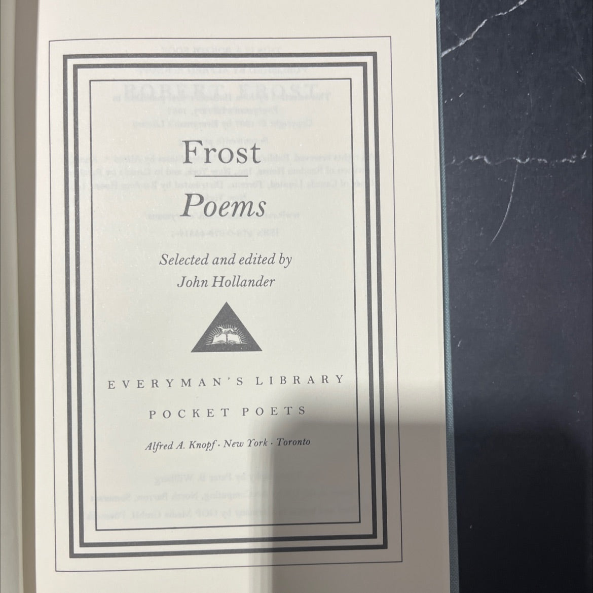 frost poems book, by robert frost, 1997 Hardcover image 2