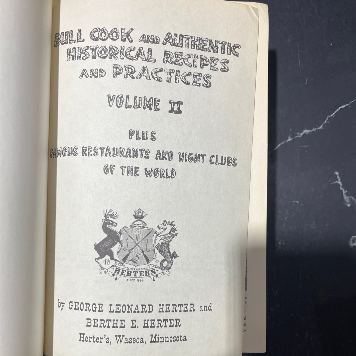 full cook and authentic historical recipes and practices volume ti plus fangus restaurants and night clubs of the world image 2