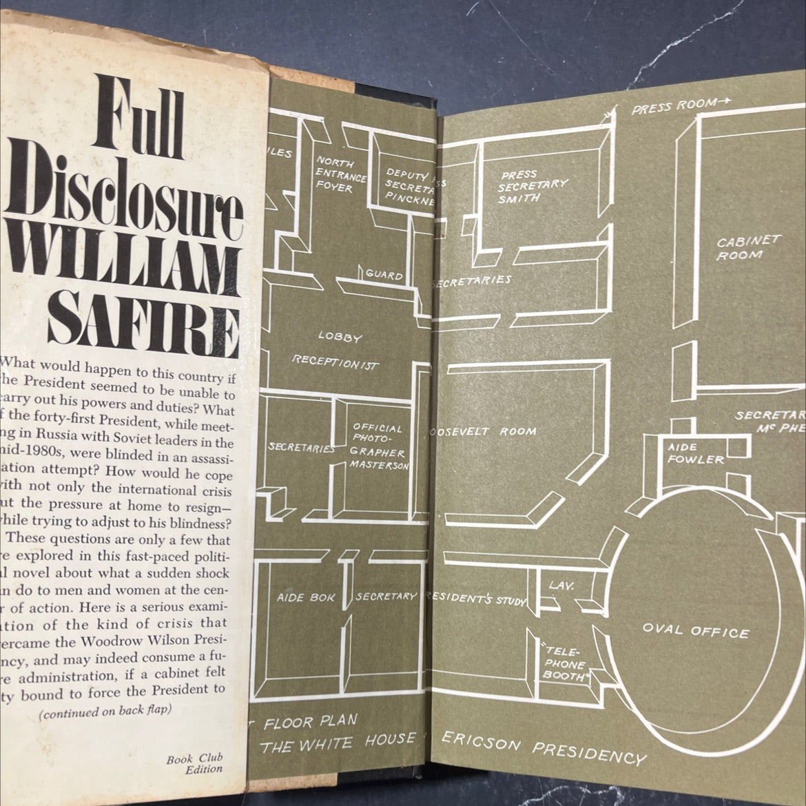full disclosure book, by william safire, 1977 Hardcover image 4