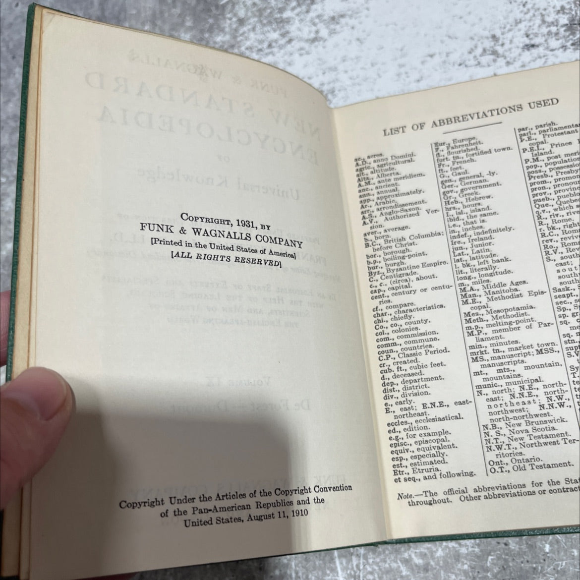 funk & wagnalls new standard encyclopedia of universal knowledge volume ix book, by unknown, 1931 Hardcover image 3