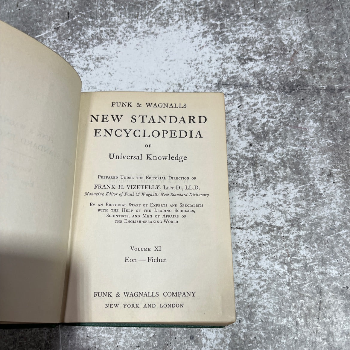 funk & wagnalls new standard encyclopedia of universal knowledge book, by frank h. vizetelly, 1931 Hardcover image 2