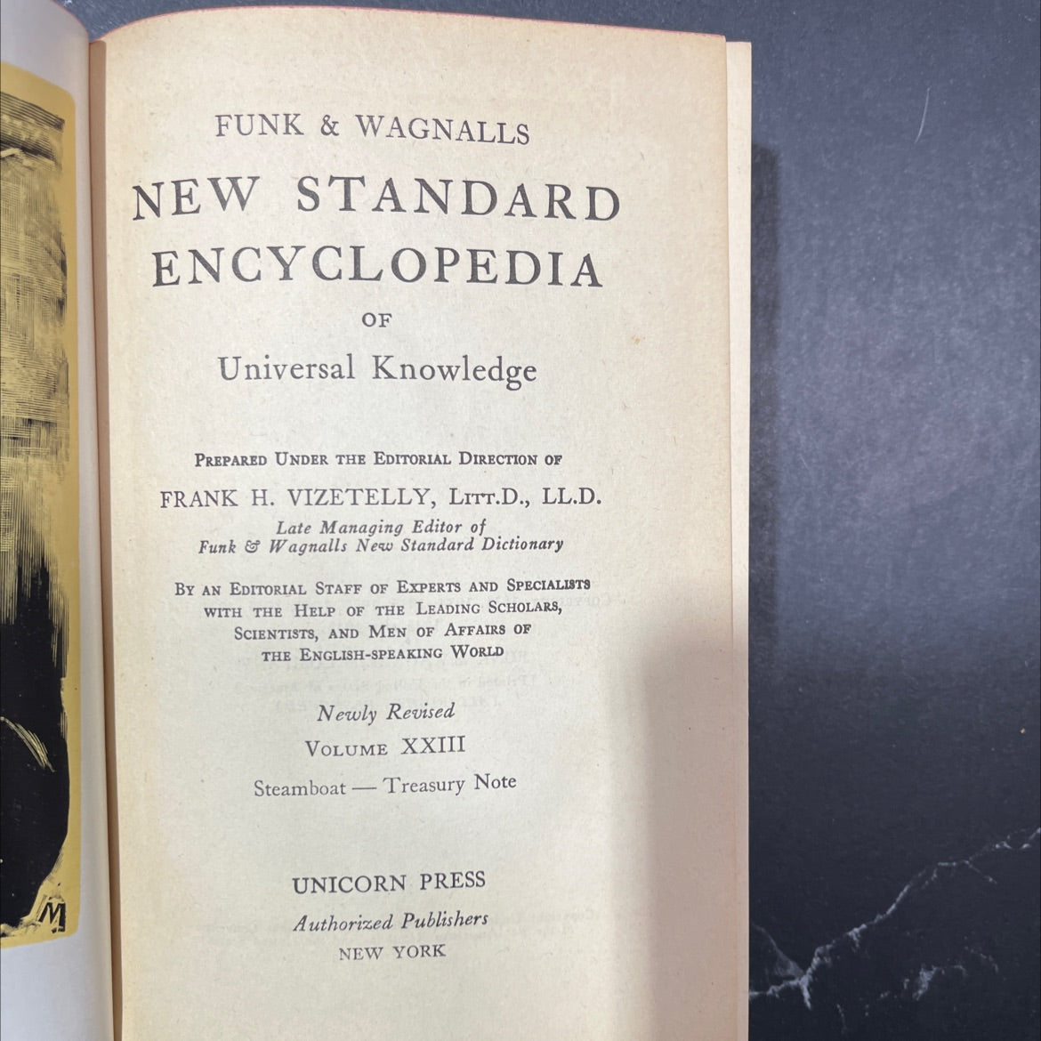 funk & wagnalls new standard encyclopedia of universal knowledge book, by frank h. vizetelly, 1947 Hardcover image 2