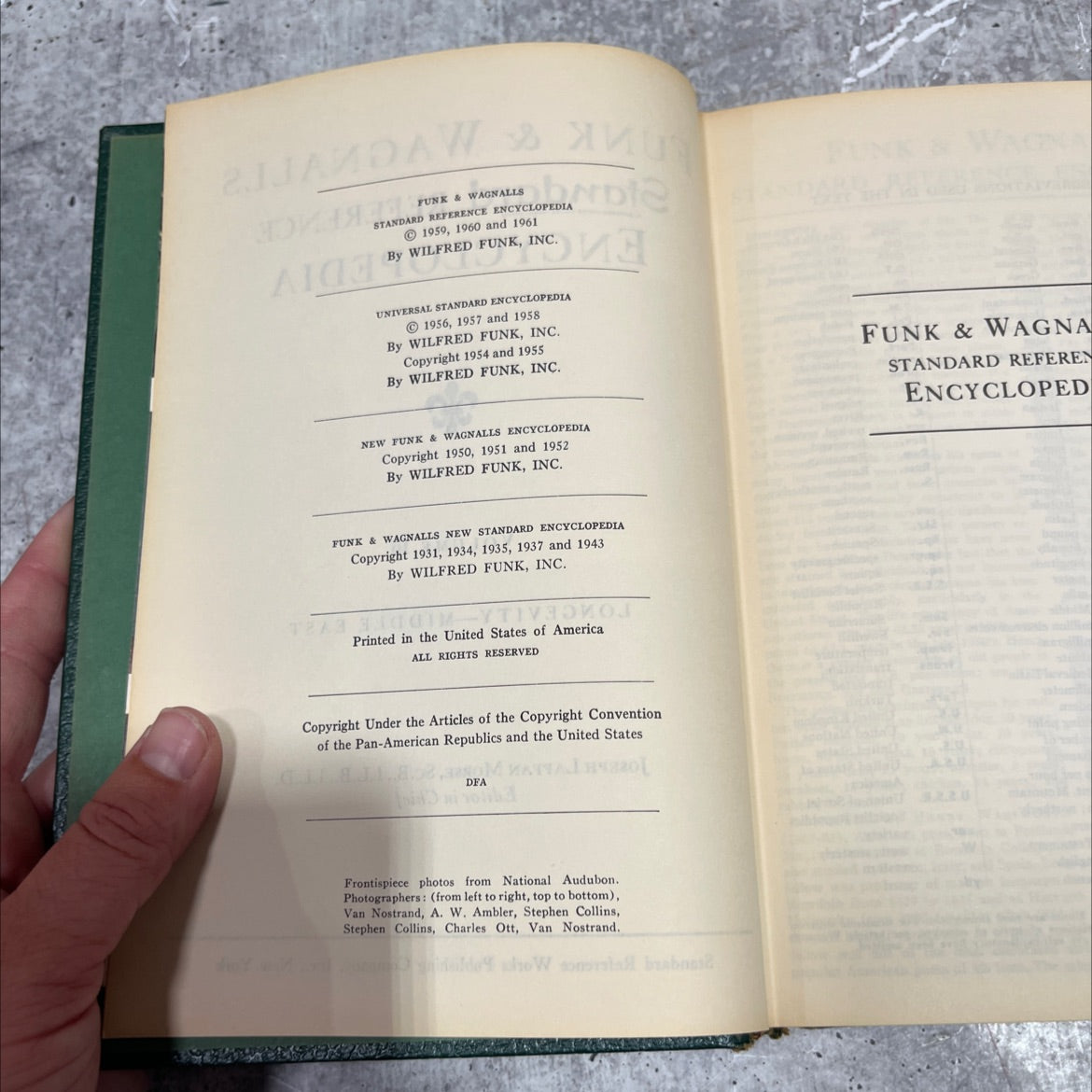 funk & wagnalls standard reference encyclopedia volume 16 longevity-middle east book, by joseph laffan morse, 1961 image 3