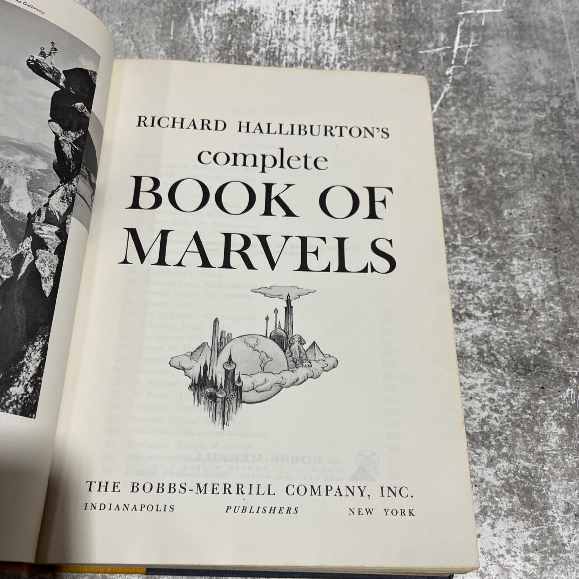 galloway richard halliburton's complete book of marvels book, by richard halliburton, 1960 Hardcover image 2