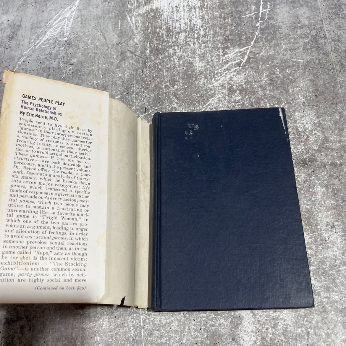 games people play the psychology of human relationships book, by eric berne, m.d., 1966 Hardcover image 4