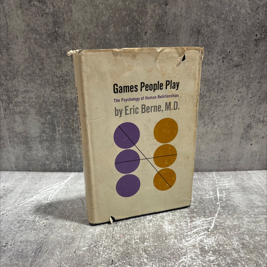 games people play the psychology of human relationships book, by eric berne, m.d., 1966 Hardcover image 1