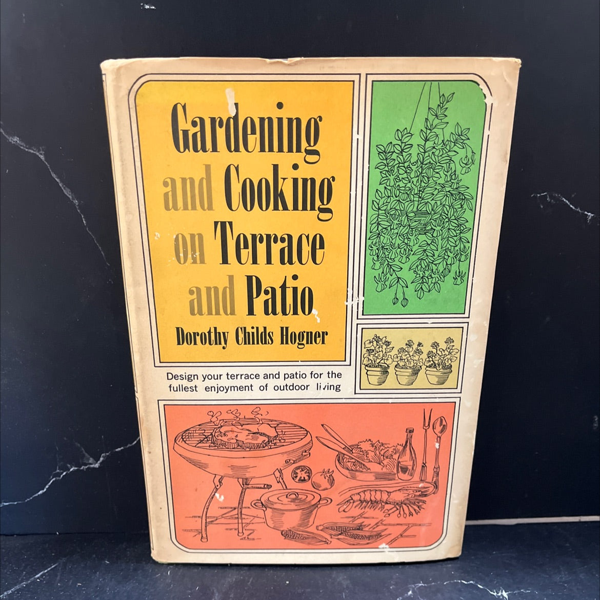 gardening & cooking on terrace and patio book, by dorothy childs hogner, 1964 Hardcover image 1